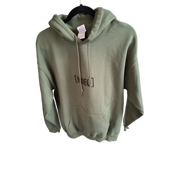 Travis Scott Rodeo Hoodie‎ Cactus Jack Tour 2015 (Olive Green) Heavyweight Large - Picture 9 of 12